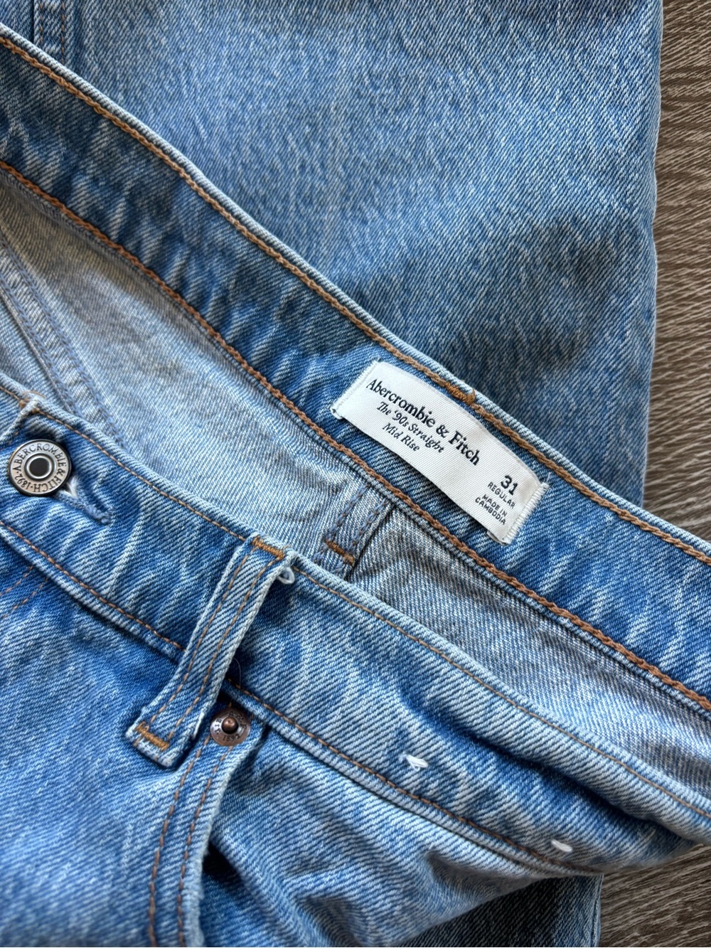 Abercrombie & Fitch Light Blue Relaxed Men’s Jeans